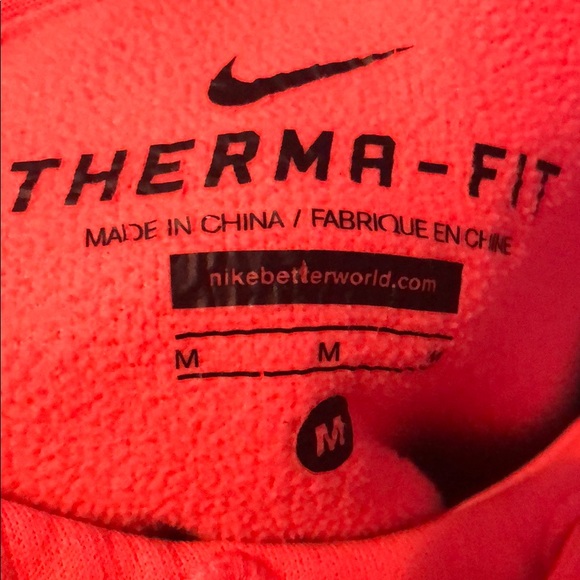 Gray/peach Nike hoodie - Picture 2 of 2